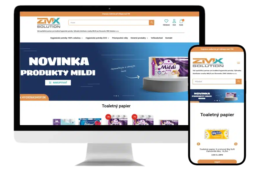 E-shop pre Hygienashop E-shop pre Hygienashop