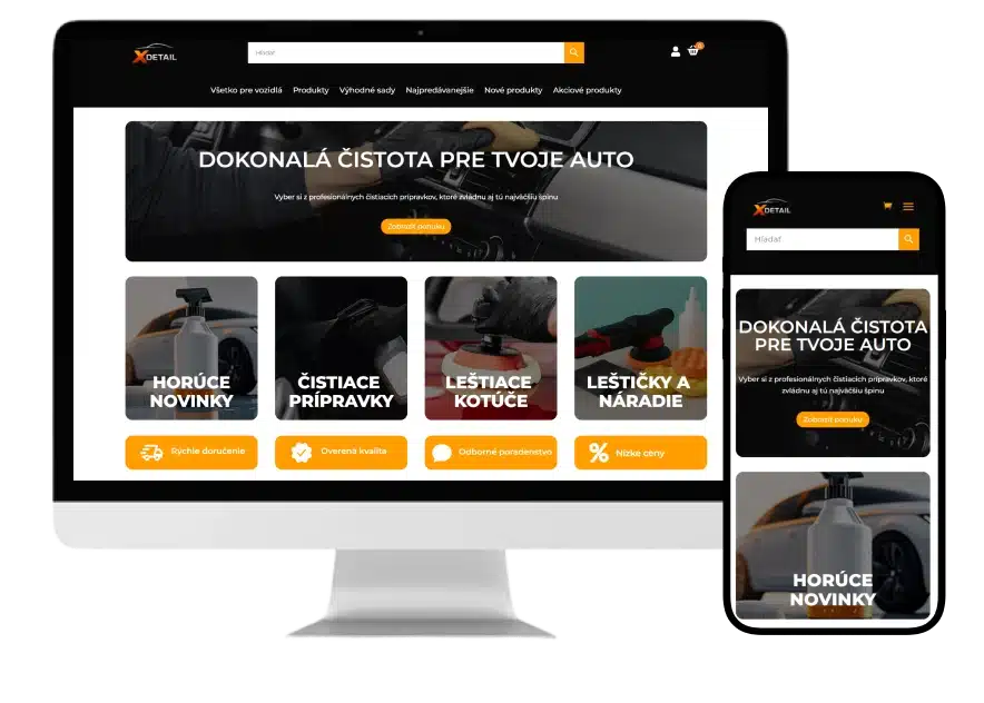 E-shop pre Xdetail E-shop pre Xdetail