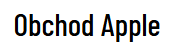 Obchod apple klient